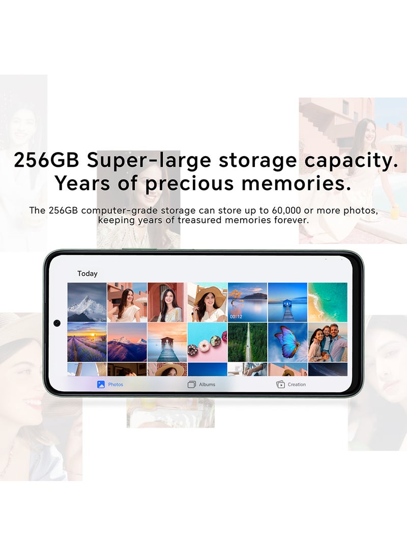 Honor - X7c Dual SIM 8GB RAM 256GB Midnight Black 4G With Free Inbox 35W Charger - Middle East Version - Image 1