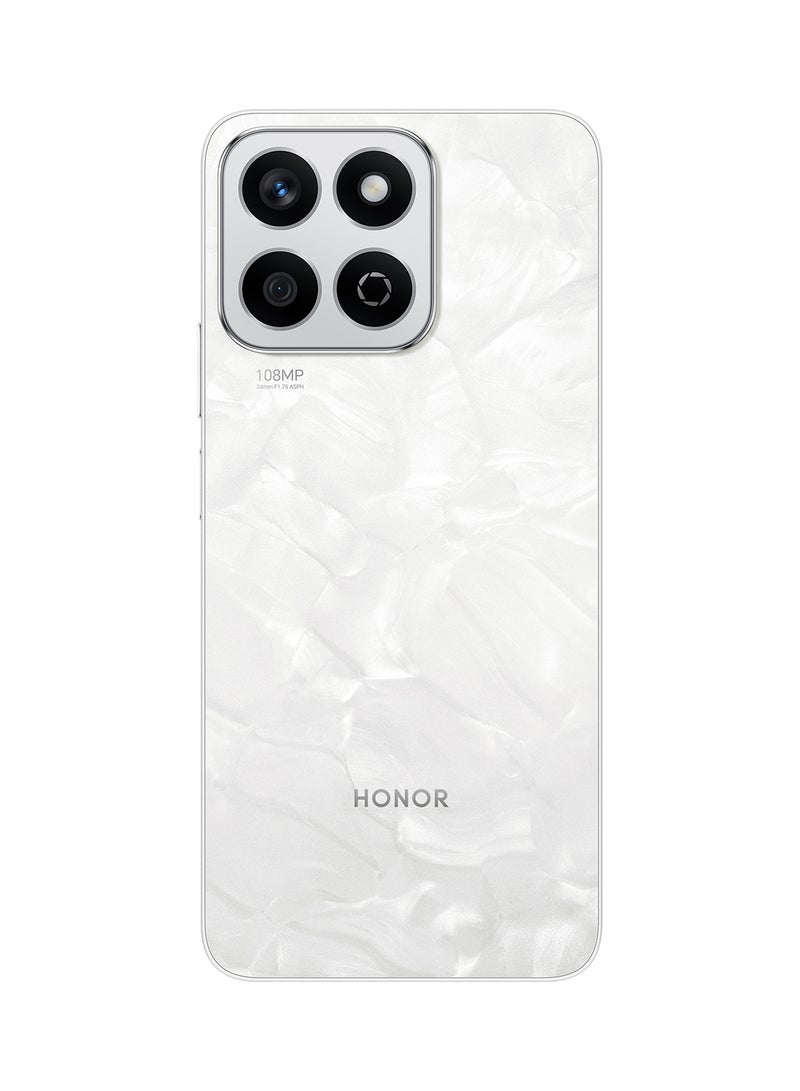 Honor - X7c Dual SIM 8GB RAM 256GB Moonlight White 4G With Free Inbox 35W Charger - Middle East Version - Image 1