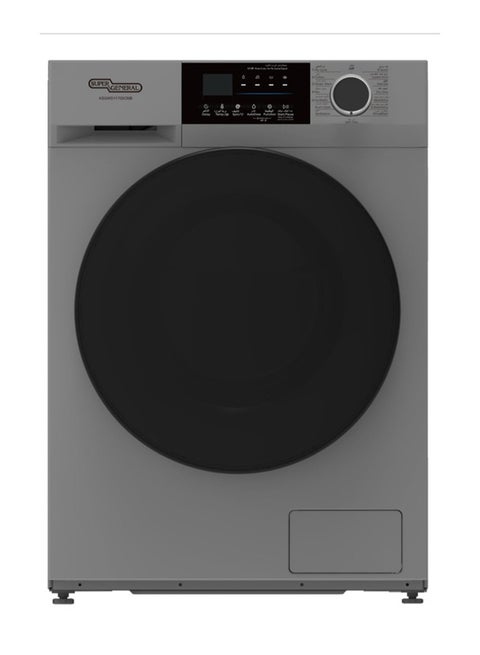 Super General 11 Kg Front Load Combo Washer With Built In Heater, 15 Programs, 1400RPM, KSGWD11700CMB Silver