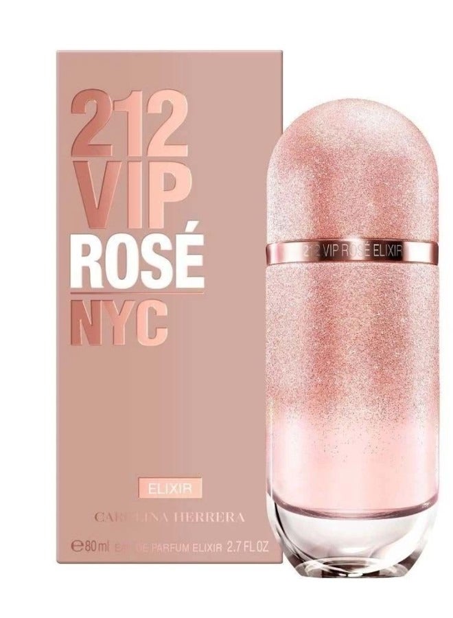 CAROLINA HERRERA - 212 VIP Rose Elixir EDP 80ml - Image 1