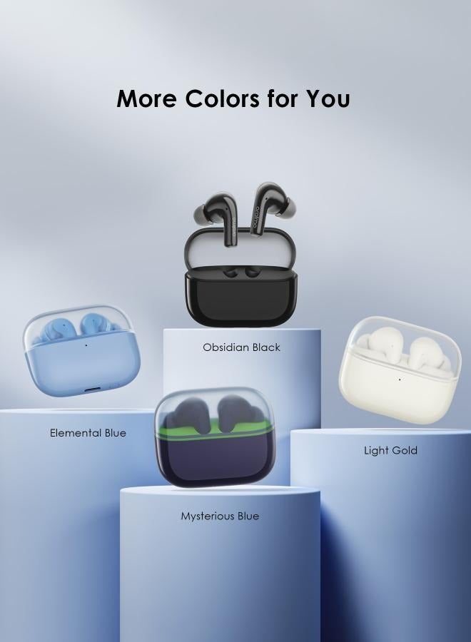 أورايمو - SpaceBuds Z Active Noise Cancelling Bluetooth Earphones, Sound360 Spatial Audio True Wireless Earbuds,4 Mics for AI Clear Calls,38H Playtime,Dual Device Connectivity, Customization via App Black - Image 1