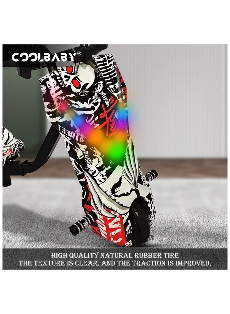 Rockbaby Electric Drifting Scooter 36v With Bluetooth Music And Lights 360 Degree 3 wheel drifting scooter Adjustable Telescopic Length to 100 killogram size large - Image 3
