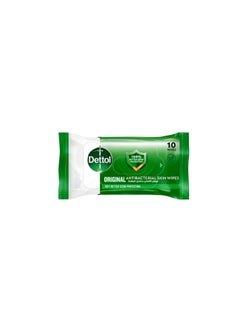 Dettol Antibacterial Original Wipes 10 Wipes 200grams  - Image 1