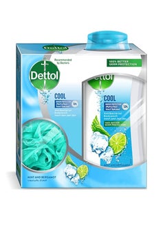 Dettol Odour Protection Antibacterial Bodywash and Scrubber 250ml 