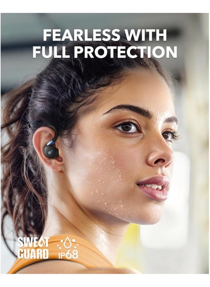 Sport X20 by Anker, True-Wireless Workout Earbuds, Rotatable and Extendable Ear Hooks, Noise Cancelling, Deep Bass, IP68 Waterproof, Sweatproof, Dustproof, 48H Play, Sport Earbuds Black - pnsku/N70121516V/45/_/1729482453/d574c74a-2562-468c-a5e8-1f61e10c0884