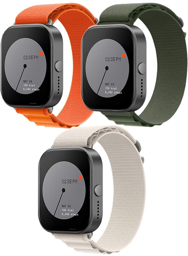 MARGOUN ( for Nothing Watch Pro 22mm ) 3 Pack, Alpine Sport Strap Rugged Nylon Replacement Wristband for Men Women multicolour1 - Image 2