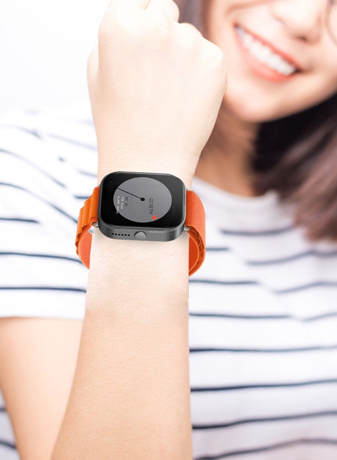 MARGOUN ( for Nothing Watch Pro 22mm ) Alpine Sport Strap Rugged Nylon Replacement Wristband for Men Women Orange - Image 4