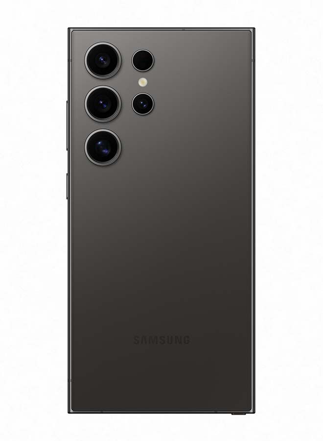 Samsung Galaxy S24 Ultra Dual SIM Titanium Black 12GB RAM 256GB 5G - International Version With Free Gif Fast Charger Power Adapter 45W + Cable Black - Image 3