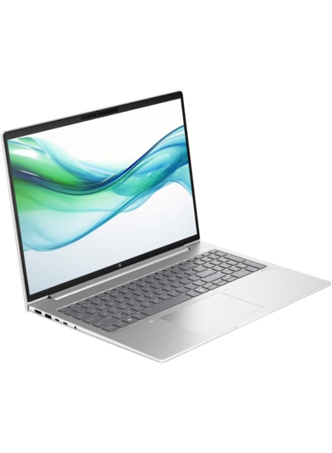 HP - 2024 Newest ProBook 460 G11 (Upgraded Version) Laptop With 16-Inch IPS Display, Intel Core Ultra 7 155U Processor/8GB RAM/512GB SSD/Integrated Graphics/Windows 11 English Pike silver - Image 1