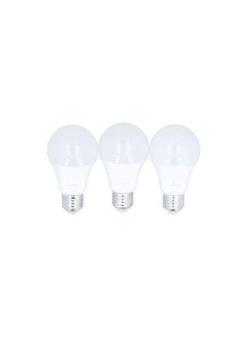 3-Piece 13W Non-Dimmable LED Bulb Cool Daylight 12.8 x 14.9 x 6.1 cm PHI-929002305386