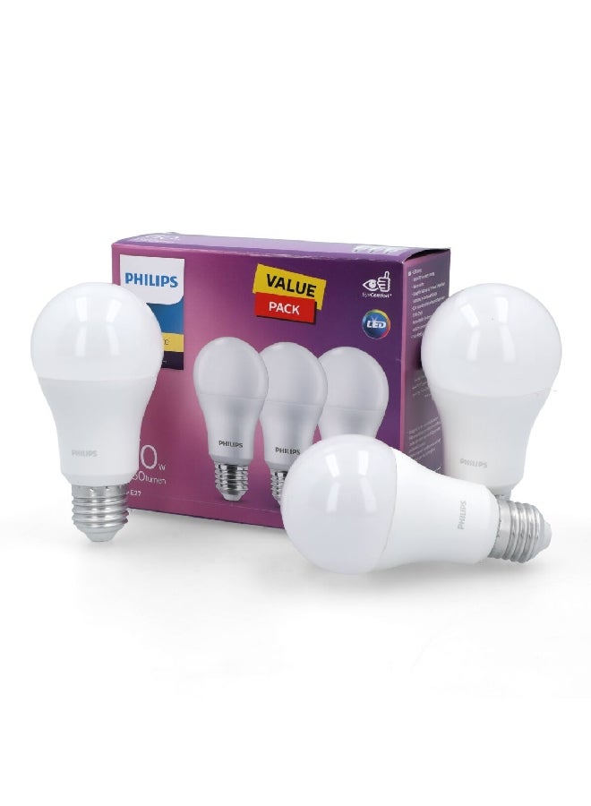 فيليبس مصباح LED غير قابل للتعتيم 11 واط 3 قطع ضوء النهار البارد 11.5 × 14.9 × 6.1 سم PHI-929002299886  - Image 2