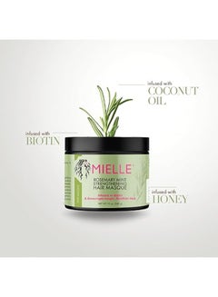 ميلي Rosemary Mint Hair Strengthening Kit I Hair Oil 59ml, Shampoo 355ml And Hair Masque 340gm  - Image 4