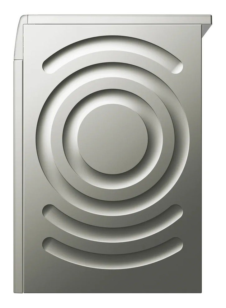 BOSCH - Series 8, washing machine, frontloader fullsize, 9 kg, 1400 rpm, Silver inox, made in Germany WGB2440XEG Graphite - Image 1