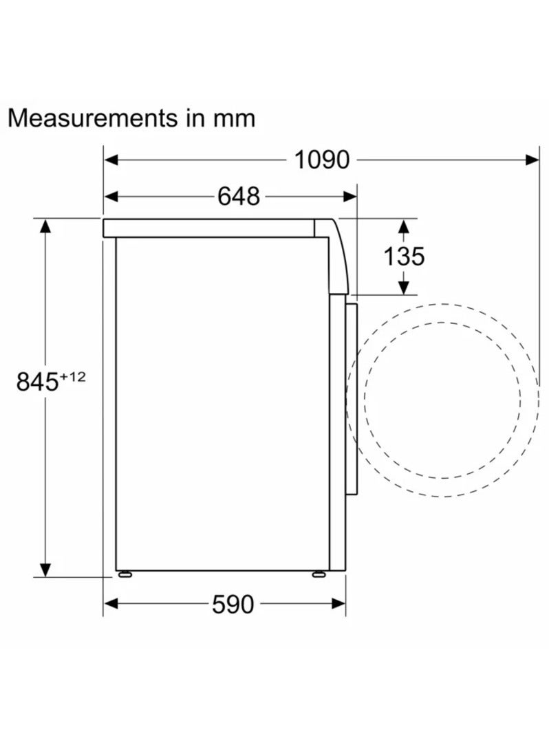 BOSCH - Series 8, washing machine, frontloader fullsize, 9 kg, 1400 rpm, Silver inox, made in Germany WGB2440XEG Graphite - Image 1