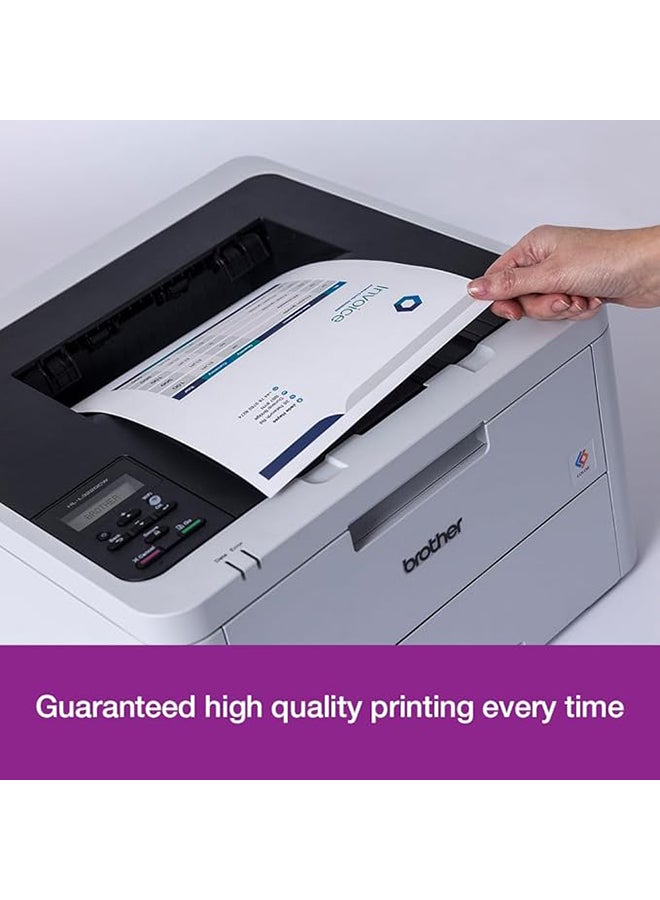 بروذر Colour Wireless LED Printer | Single Function |USB 2.0 | A4|UK Plug Grey  - Image 4