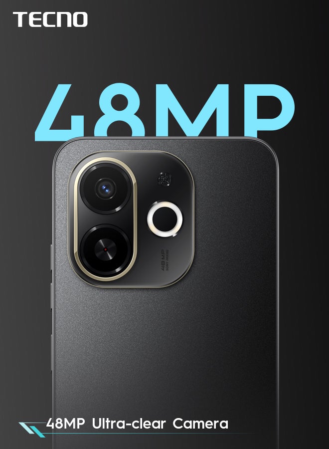 TECNO - Spark 30C Dual SIM Midnight Shadow 4+4GB RAM 128GB 5G - Middle East Version - Image 1