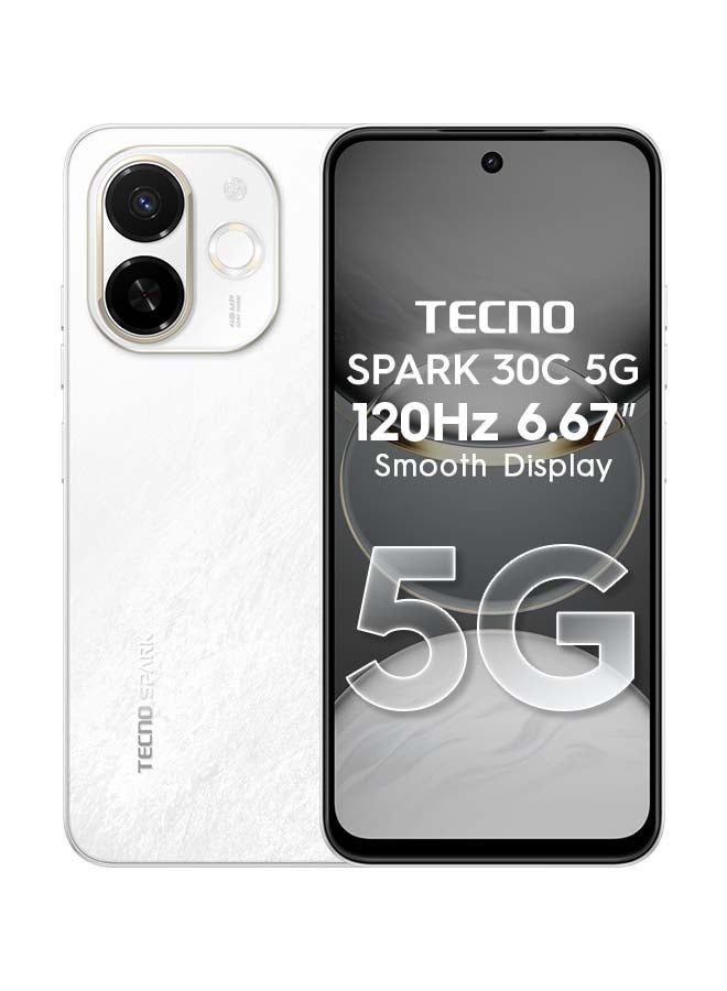 TECNO Spark 30C Dual SIM Aurora Cloud  4+4GB RAM 128GB 5G - Middle East Version - Image 1