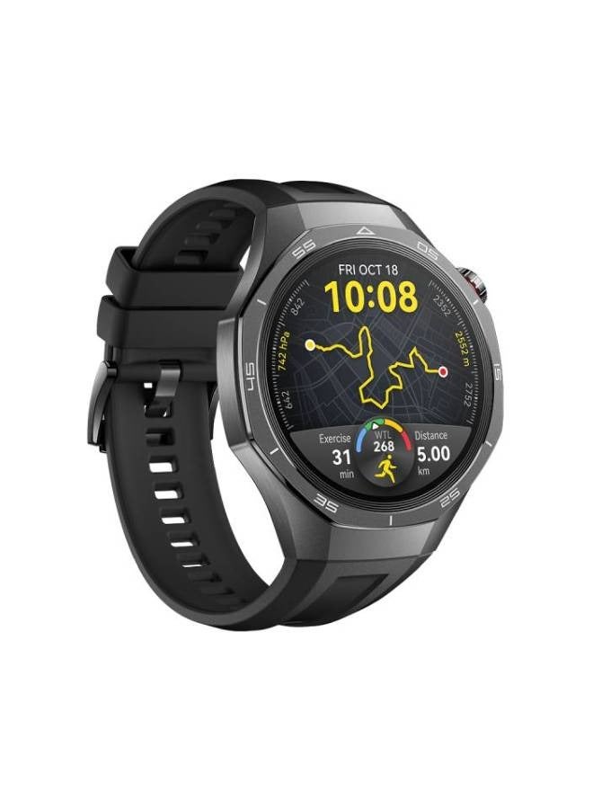 HUAWEI - Watch GT5 Pro 46mm Smartwatch, Sharp-Edged Design, up to 14 Days Battery Life, Pro-level Sports Watch, Health Tracking, Compatible with iOS and Android Black - Image 1