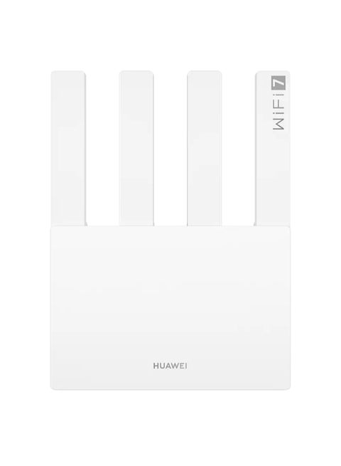 WIFI BE3 Dual-Band Router: Wi-Fi 7, 4 Ethernet Ports For Home, Gaming & Business Use | White