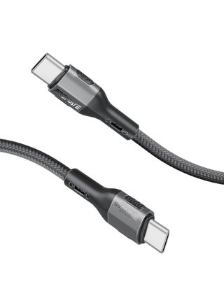 Powerful USB-C to USB-C Cable, 60W Fast Charging And Data Transfer, 480Mbps Speed, 120cm With Durable Materials, Sleek and Tangle-Free Design Black - pnsku/N70122481V/45/_/1729597555/4dea9509-dc2f-414b-b65f-b0640785e651