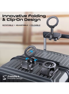 PROMATE Phone Holder 360 Degree Rotating, MagSafe Compatible, Clip-on Designed For Smartphones, Gives You Easy Access And Full Control While Driving or Daily Use Black  - Image 4