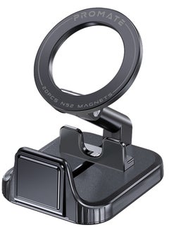 PROMATE Phone Holder 360 Degree Rotating, MagSafe Compatible, Clip-on Designed For Smartphones, Gives You Easy Access And Full Control While Driving or Daily Use Black  - Image 2