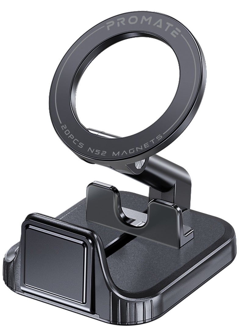 PROMATE Phone Holder 360 Degree Rotating, MagSafe Compatible, Clip-on Designed For Smartphones, Gives You Easy Access And Full Control While Driving or Daily Use Black  - Image 2