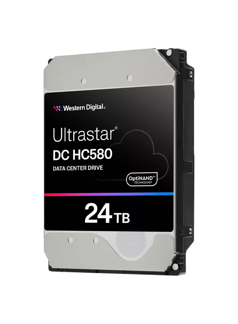 دبليو دي 24TB Ultrastar DC HC580 3.5" SATA Internal Data Center HDD,Up to 298MB/s Data Transfer Rate, 512MB Cache, 2.5 Million Hours MTBF | 0F62796 | WUH722424ALE6L4 24 TB  - Image 1