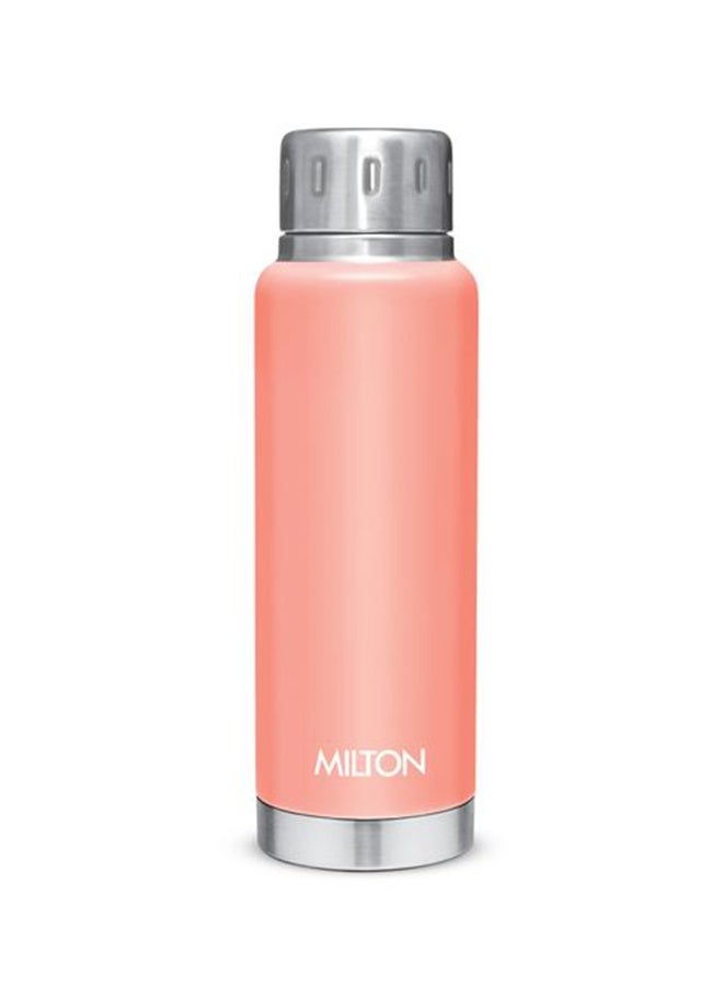 Milton 300ml Vacuum Insulated Water Bottle, Keeps Drinks Hot and Cold for 24 Hours, 18/8 Stainless Steel, Double-Walled Thermos Flask with Inner Copper Coating for Sports, Gym, Elfin Peach - Image 1