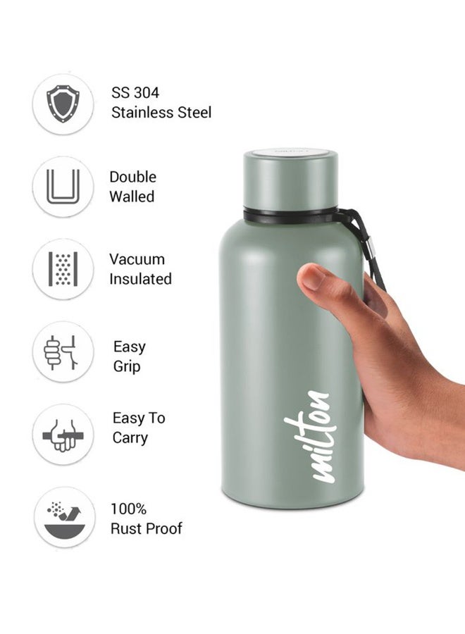 ميلتون زجاجة ماء معزولة بالفراغ سعة 520 مل، تحافظ على المشروبات ساخنة وباردة لمدة 24 ساعة، من الفولاذ المقاوم للصدأ 18/8، زجاجة ترمس مزدوجة الجدران مع طلاء نحاسي داخلي للرياضة، الصالة الرياضية، المكتب - أورا - Image 3