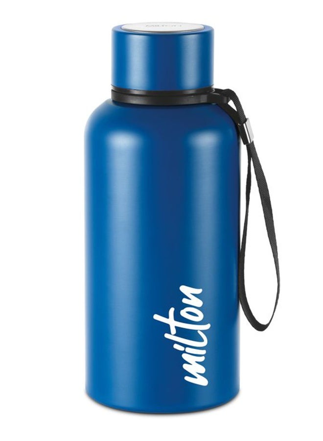 Milton 520ml Vacuum Insulated Water Bottle, Keeps Drinks Hot and Cold for 24 Hours, 18/8 Stainless Steel, Double-Walled Thermos Flask with Inner Copper Coating for Gym, Office - Aura Dark Blue  - Image 1