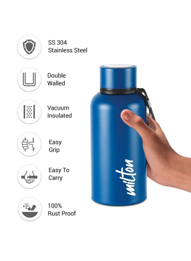 Milton 520ml Vacuum Insulated Water Bottle, Keeps Drinks Hot and Cold for 24 Hours, 18/8 Stainless Steel, Double-Walled Thermos Flask with Inner Copper Coating for Gym, Office - Aura Dark Blue  - Image 3