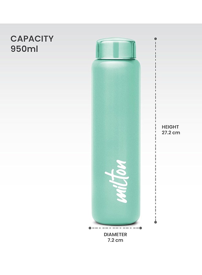 ميلتون زجاجة ماء من الفولاذ المقاوم للصدأ، ذات جدار واحد، خالية من BPA، مانعة للتسرب، مقاومة للصدأ، زجاجة ثلاجة سهلة الإمساك، سهلة الحمل، زجاجة رياضية للرجال، الأطفال، المدرسة والسفر - Image 2