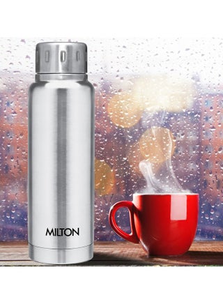 Milton 300ml Stainless Steel Water Bottle – Small Vacuum Insulated Flask Keeps Drinks Hot or Cold for 24 Hours, Leakproof Metal Flask for Travel, Office, Gym & School – Elfin 300 Silver - view 4