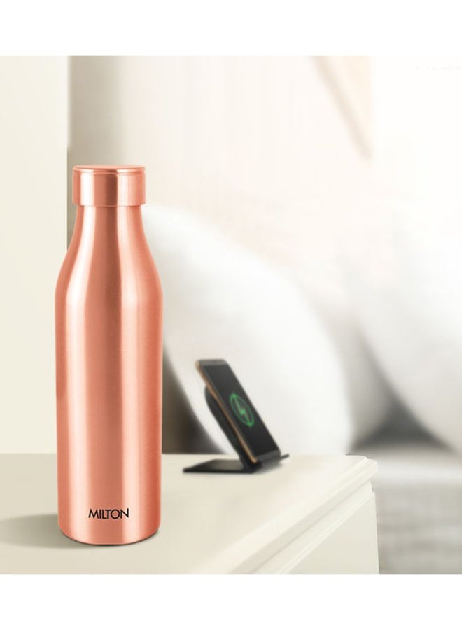 ميلتون 960ml Original Copper Water Bottle - 100% Pure Copper Vessel for Drinking, BPA-Free, Leak-Proof, Boosts Immunity, Supports Digestive & Liver Health, Ayurveda Inspired - Charge 1000 Copper  - Image 4
