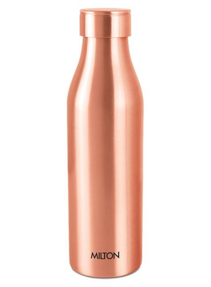 Milton 850ml Original Copper Water Bottle - 100% Pure Copper Vessel for Drinking, BPA-Free, Leak-Proof, Boosts Immunity, Supports Digestive & Liver Health, Ayurveda Inspired - Charge 1000 Copper - Image 1