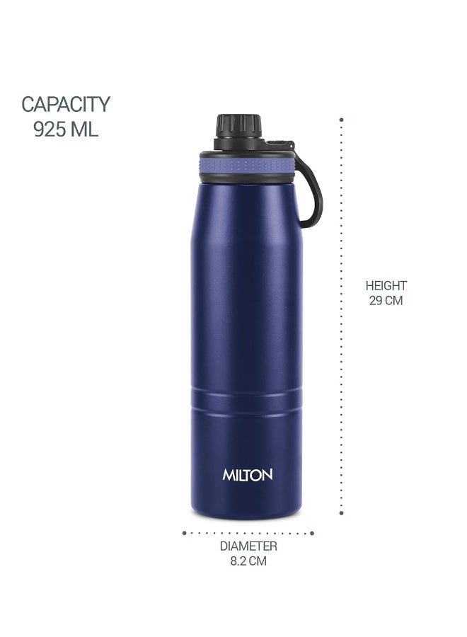 ميلتون زجاجة ماء معزولة بالفراغ سعة 925 مل، تحافظ على المشروبات ساخنة وباردة، مصنوعة من الفولاذ المقاوم للصدأ 18/8، زجاجة ترمس مزدوجة الجدران مع طلاء نحاسي داخلي للاستخدام الرياضي، في الصالة الرياضية، المكتب، أو في الرحلات. - Image 5