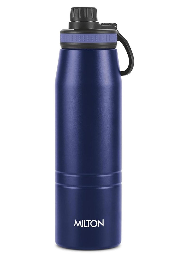 ميلتون زجاجة ماء معزولة بالفراغ سعة 925 مل، تحافظ على المشروبات ساخنة وباردة، مصنوعة من الفولاذ المقاوم للصدأ 18/8، زجاجة ترمس مزدوجة الجدران مع طلاء نحاسي داخلي للاستخدام الرياضي، في الصالة الرياضية، المكتب، أو في الرحلات. - Image 1