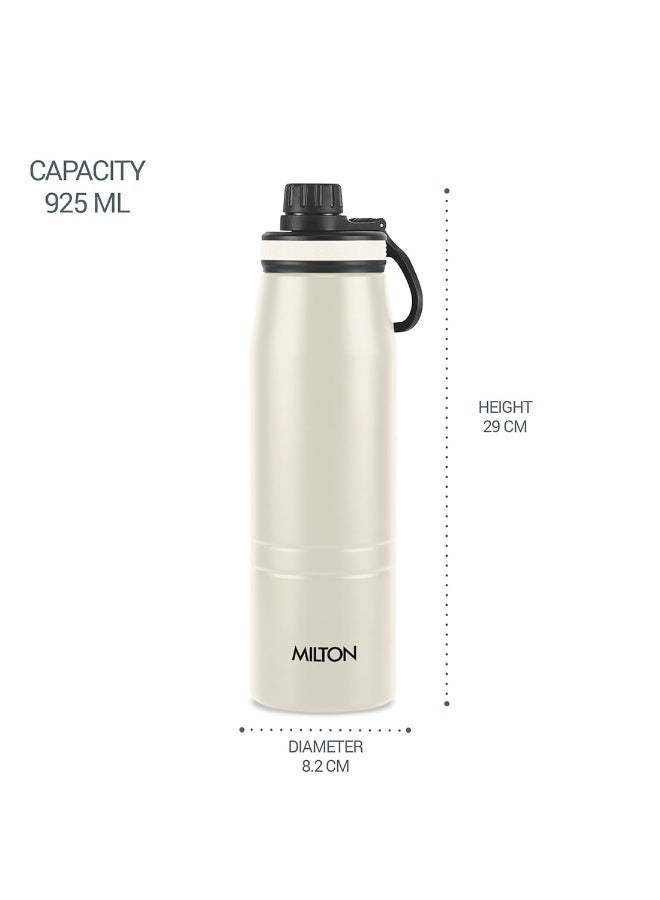 Milton 925ml Vacuum Insulated Water Bottle, Keeps Drinks Hot and Cold, 18/8 Stainless Steel, Double-Walled Thermos Flask with Inner Copper Coating for Sports, Gym, Office, Sparkle Ivory - Image 5