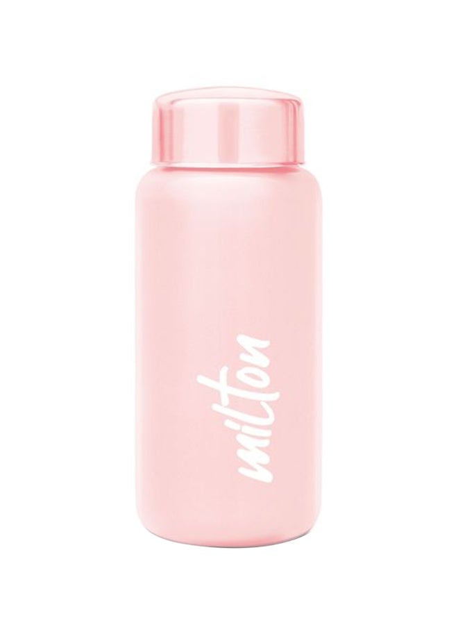 ميلتون زجاجة ماء من الفولاذ المقاوم للصدأ سعة 500 مل، جدار واحد، خالية من BPA، مانعة للتسرب، مقاومة للصدأ، زجاجة ثلاجة سهلة الإمساك، سهلة الحمل، زجاجة رياضية للرجال، الأطفال، المدرسة والسفر - أكوا - Image 1