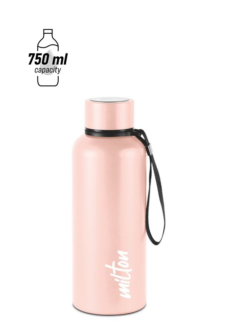 Milton 750ml Vacuum Insulated Water Bottle, Keeps Drinks Hot and Cold for 24 Hours, 18/8 Stainless Steel, Double-Walled Thermos Flask with Inner Copper Coating for Sports, Gym, Office - Aura Beige  - Image 1