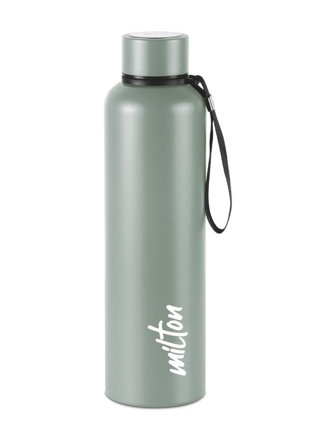 Milton 1050ml Vacuum Insulated Water Bottle, Keeps Drinks Hot and Cold for 24 Hours, 18/8 Stainless Steel, Double-Walled Thermos Flask with Inner Copper Coating for Sports, Gym, Office - Aura Grey  - Image 1