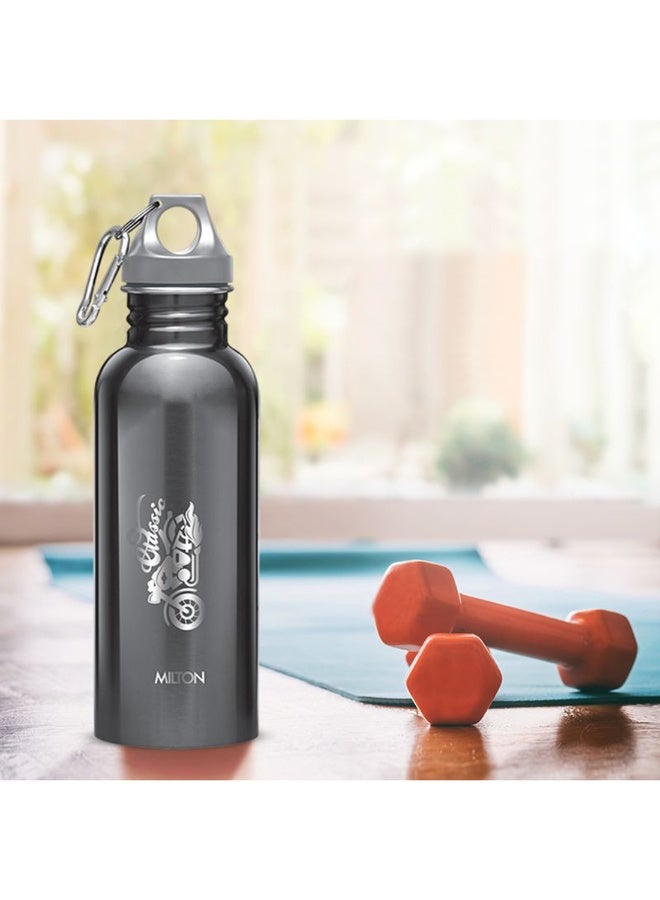 Milton 750ml Stainless Steel Water Bottle – Leakproof, Rust-Free, BPA-Free Metal Bottle for Sports, Gym, Travelling, Office & School – Alive 750, Black Assorted - Image 2