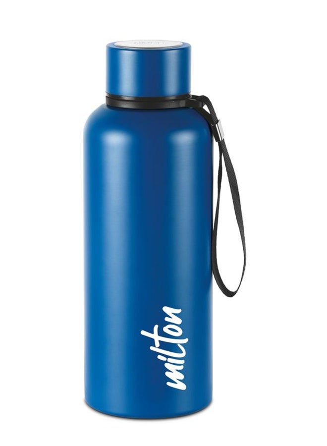 ميلتون زجاجة ماء معزولة بالفراغ سعة 750 مل، تحافظ على المشروبات ساخنة وباردة لمدة 24 ساعة، من الفولاذ المقاوم للصدأ 18/8، زجاجة ترمس مزدوجة الجدران مع طلاء نحاسي داخلي للاستخدام في الصالة الرياضية، المكتب - أورا - Image 1