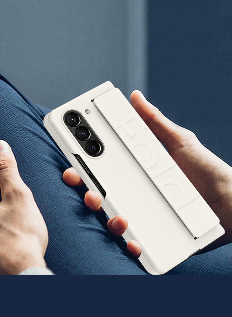 مارجون ( لجهاز سامسونج جالكسي زد فولد 6 2024 ) غلاف، تصميم نحيف وخفيف الوزن، حزام معصم لحماية الهاتف المحمول القابل للطي - Image 5