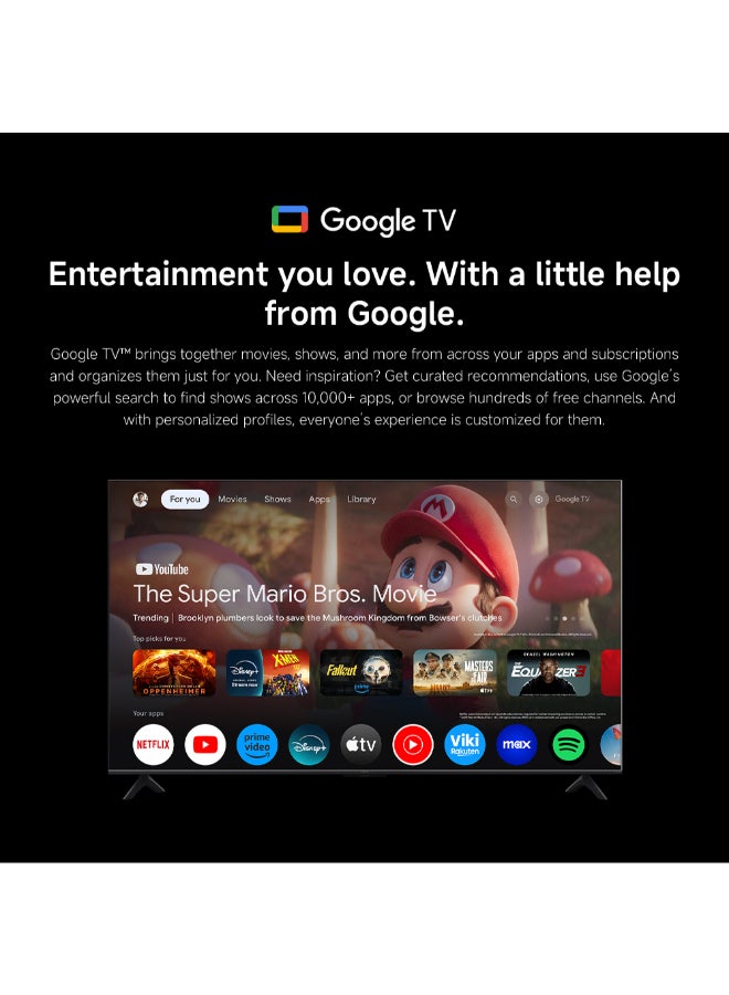 TV S Mini LED 75" 2025 - 4K QD-MiniLED 144Hz Refresh Rate Dolby Audio/Dolby Atmos/DTS-X​ Powerful AI Engine For Image Enhancement L75MA-SPLME Black image 10