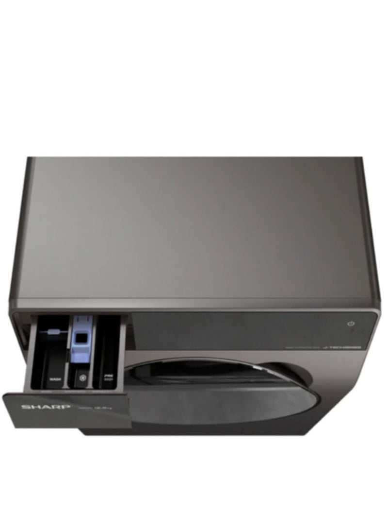 شارب غسالة ملابس تحميل أمامي 12.5 كجم 1200 دورة في الدقيقة بتقنية J-Tech العاكس - Image 3