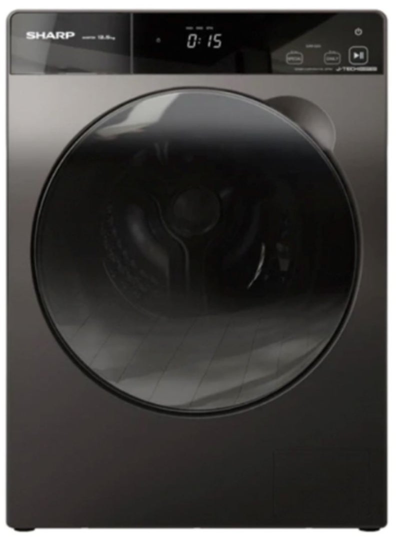 شارب غسالة ملابس تحميل أمامي 12.5 كجم 1200 دورة في الدقيقة بتقنية J-Tech العاكس - Image 2