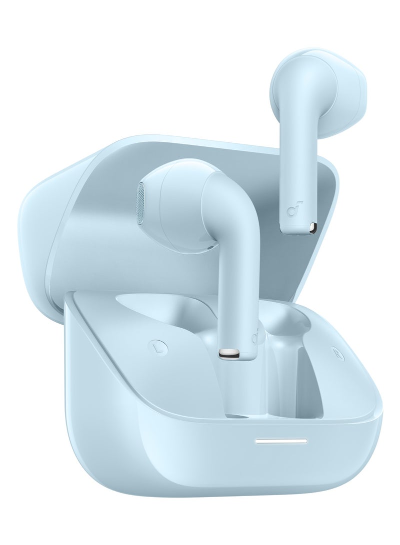 Soundcore - Soundcore K20i by Anker, Semi-in-Ear Earbuds, Bluetooth Wireless, 36H Playtime, Fast Charge, Clear Sound, Comfortable Fit, ENC 2-Mic Clear Calls, Custom EQ, IPX5, Bluetooth 5.3, App Control Blue - Image 1