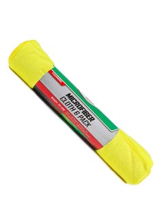 ترتل واكس Microfiber Cleaning Cloth, 6 Pack, Yellow, For Car Washing, Drying And Detailing  - Image 1
